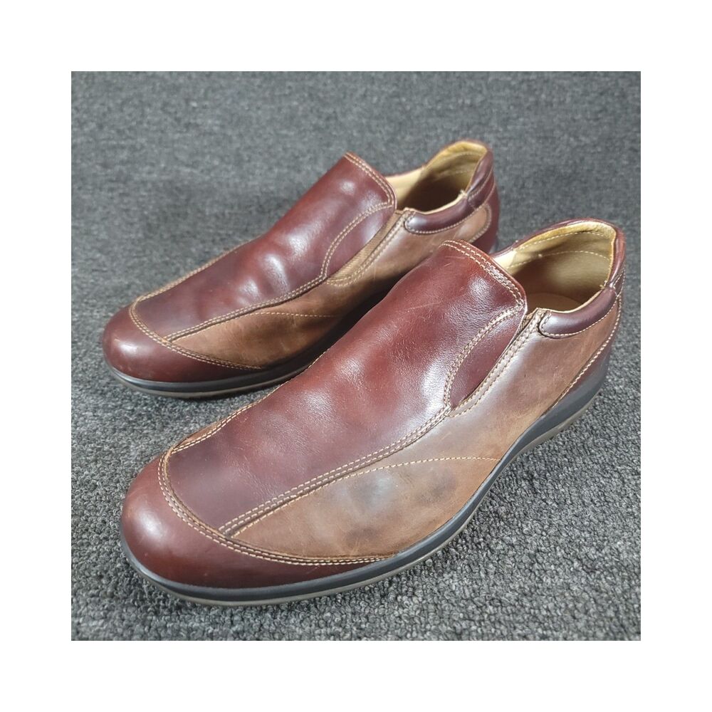 Rockport Shoes Mens 10.5 M  Loafers Brown Leather Slip On Casual Dress